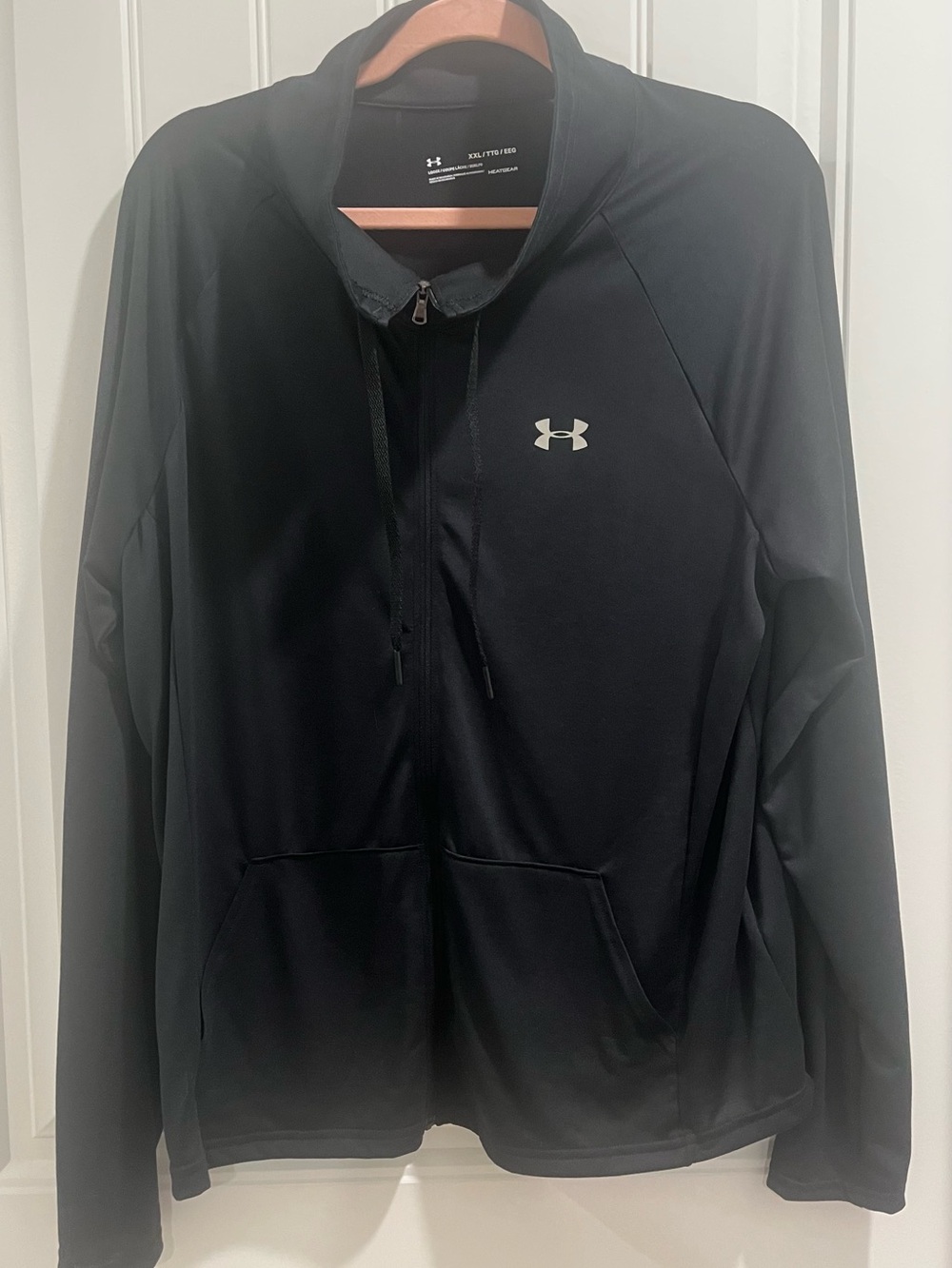 NWT Under Armour Black Heat Gear Performance Pullover XXL Loose Fit
